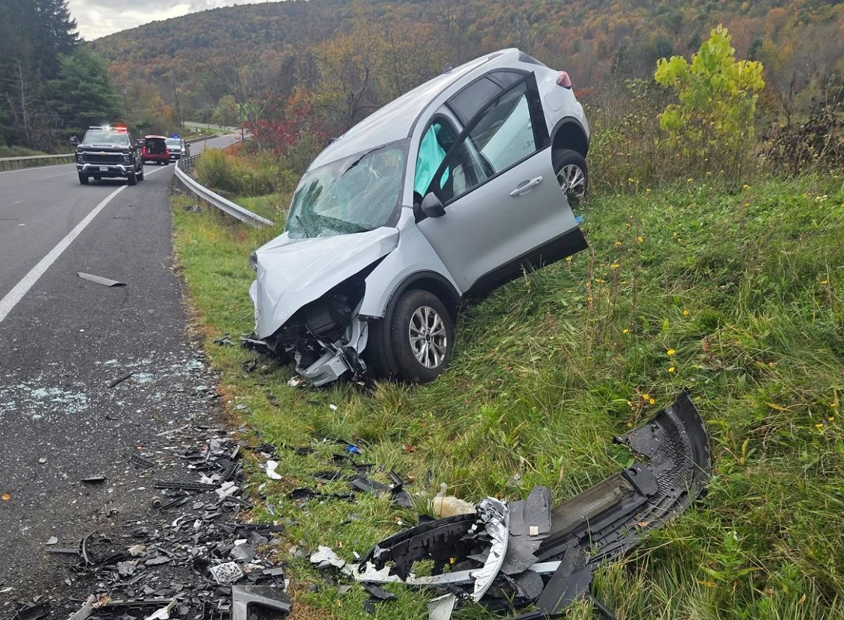 Three extricated after head-on collision in Harford