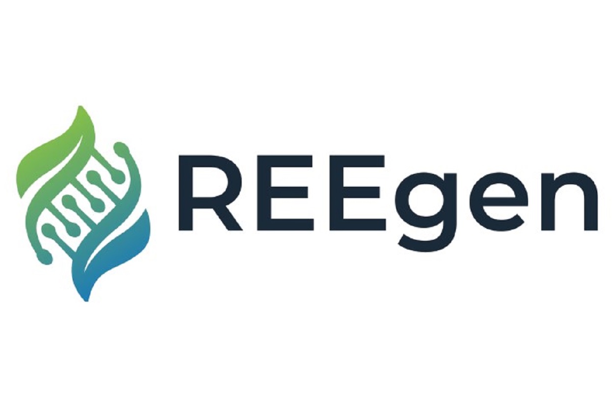 REEgen logo: the word REEgen with a green-to-blue leaf and DNA-strand icon to the left.